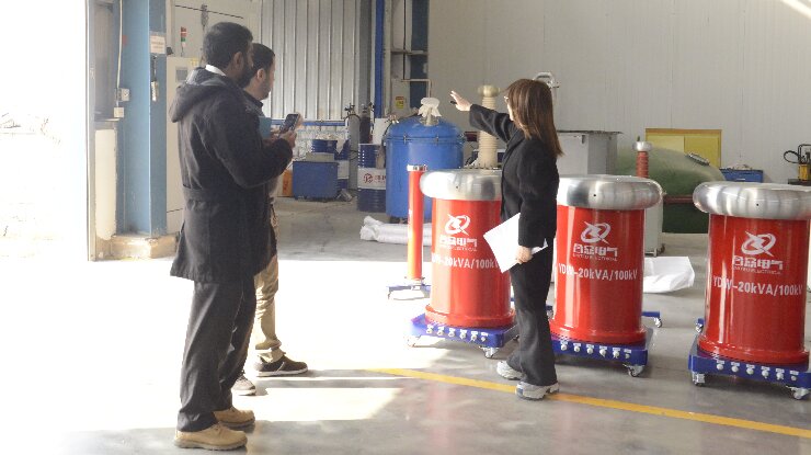 国外客户到访合众电气